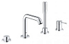 Картинка анонса товара «смеситель на борт ванны grohe essence+ (19578001) на 4 отверстия, хром»