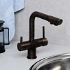 Смеситель для кухни WasserKRAFT A8047 под фильтр темная бронза Смеситель для кухни WasserKRAFT A8047 под фильтр темная бронза