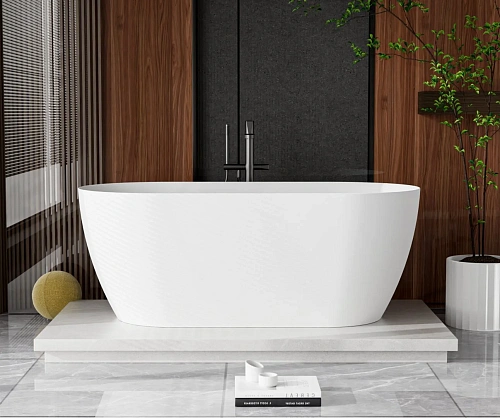 Ванна из искусственного камня CEZARES Solid Surface 1500x750x575 CZR-RELAX-150-75-57-SSB Ванна из искусственного камня CEZARES Solid Surface 1500x750x575 CZR-RELAX-150-75-57-SSB