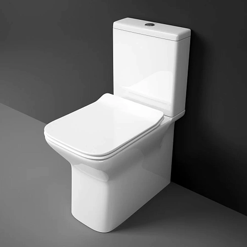 Унитаз напольный Delice Melanie Compact безободковый, с бачком, Крышка-сиденье Унитаз напольный Delice Melanie Compact безободковый, с бачком, Крышка-сиденье