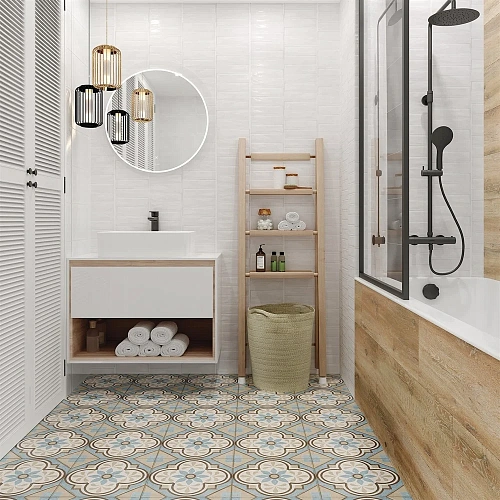 Керамогранит Cersanit Daisy пэчворк многоцветный рельеф 29,8x29,8 16067 Керамогранит Cersanit Daisy пэчворк многоцветный рельеф 29,8x29,8 16067