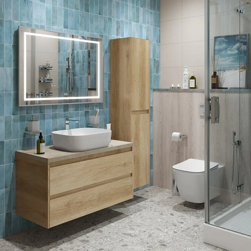 Тумба со столешницей и раковиной BelBagno KRAFT 80 kraft80rnn-kepmco-1302-set подвесная KRAFT80RNN-KEPMCO-1302-SET Тумба со столешницей и раковиной BelBagno KRAFT 80 kraft80rnn-kepmco-1302-set подвесная KRAFT80RNN-KEPMCO-1302-SET