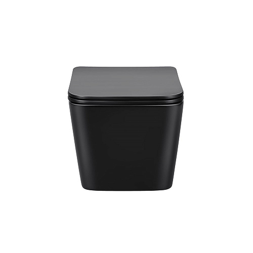 Унитаз подвесной Vincea Q-Line VT1-12MB, матовый черный, ультратонкое сиденье soft-close Унитаз подвесной Vincea Q-Line VT1-12MB, матовый черный, ультратонкое сиденье soft-close