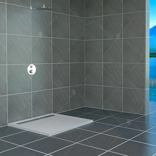 Душевой поддон RGW Stone Tray STM-W квадратный белый 14202088-01 Душевой поддон RGW Stone Tray STM-W квадратный белый 14202088-01