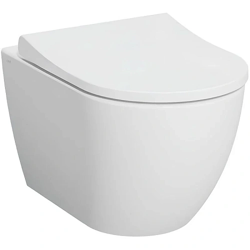Унитаз подвесной VitrA Mia Round SmoothFlush, безободковый 7510B003-0075 без сиденья Унитаз подвесной VitrA Mia Round SmoothFlush, безободковый 7510B003-0075 без сиденья