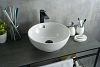 Картинка анонса товара «раковина gid n9002 51102 накладная белая 38.5x38.5x15»