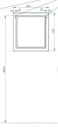 Зеркало Эстет Bali Classic 650х25х700 ФР-00002154 Зеркало Эстет Bali Classic 650х25х700 ФР-00002154