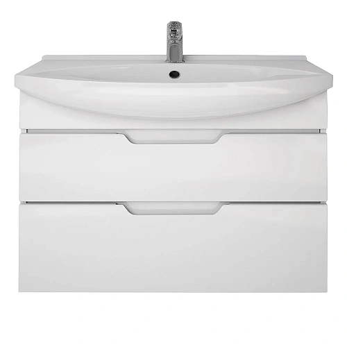 Тумба под раковину DREJA LAGUNA PLUS, 105 см, подвесная/напольная, 2 ящика, с опорами, белый глянец 99.0108 Тумба под раковину DREJA LAGUNA PLUS, 105 см, подвесная/напольная, 2 ящика, с опорами, белый глянец 99.0108