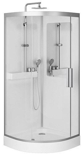 Душевая кабина AM.PM Like W80C-016-090MTA без90х90 см, гидромассажа Душевая кабина AM.PM Like W80C-016-090MTA без90х90 см, гидромассажа