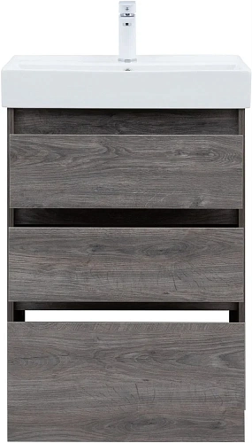 Тумба под раковину Aquanet Nova Lite 60 дуб рошелье (3 ящика) 00302470 Тумба под раковину Aquanet Nova Lite 60 дуб рошелье (3 ящика) 00302470