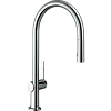 Картинка анонса товара «смеситель для кухни hansgrohe talis m54 210, eco, с вытяжным душем, 2jet 72842000, хром»