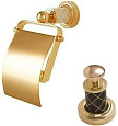 Детальная картинка товара «держатель туалетной бумаги boheme murano 10901-ch-g gold (шоколад)»