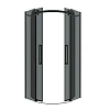 Душевой уголок GROSSMAN Classic 301.K33.04.9090.21.10 (90x90x195) полукруг,раздвижн,черн.матов,стекло тониров Душевой уголок GROSSMAN Classic 301.K33.04.9090.21.10 (90x90x195) полукруг,раздвижн,черн.матов,стекло тониров