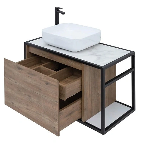 Тумба под раковину Aquanet Nova Lite Loft 75 L дуб рустикальный 00261658 Тумба под раковину Aquanet Nova Lite Loft 75 L дуб рустикальный 00261658