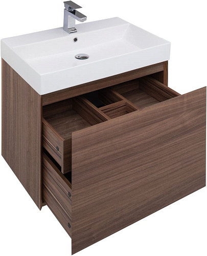 Тумба под раковину Aquanet Нью-Йорк 70 орех 00203946 Тумба под раковину Aquanet Нью-Йорк 70 орех 00203946