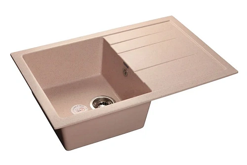 Кухонная мойка GranFest Quadro Q-780 L св-роз светло-розовый Кухонная мойка GranFest Quadro Q-780 L св-роз светло-розовый