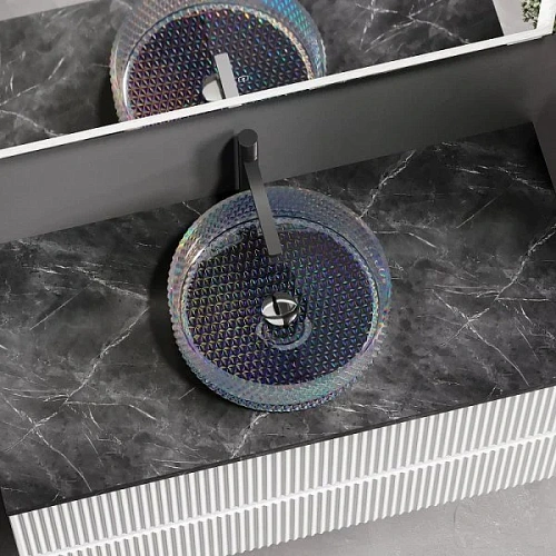 Раковина Ceramica Nova CRISTAL CN6059 Неон накладная Раковина Ceramica Nova CRISTAL CN6059 Неон накладная