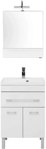 Комплект мебели Aquanet Верона NEW 58 белый (напольный 1 ящик 2 дверцы) 00230308 Комплект мебели Aquanet Верона NEW 58 белый (напольный 1 ящик 2 дверцы) 00230308