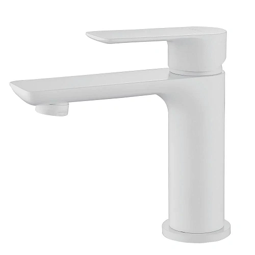 Смеситель для раковины ABBER Weiss Insel AF8010FW белый матовый Смеситель для раковины ABBER Weiss Insel AF8010FW белый матовый