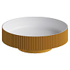 Картинка анонса товара «раковина armadi art corian 400x130 gold накладная рифленая 801-r-g»