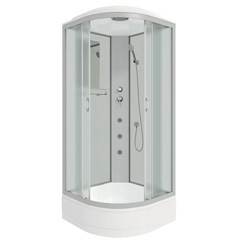 Душевая кабина Niagara Classic NG-3301-14G (900х900х2150) средний поддон (26см) стекло матовое тонированное 33011424G Душевая кабина Niagara Classic NG-3301-14G (900х900х2150) средний поддон (26см) стекло матовое тонированное 33011424G