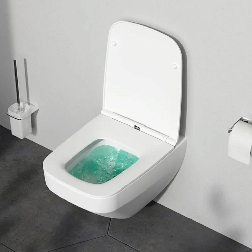 Унитаз подвесной AM.PM Inspire V2.0 C50A1700MWSC FlashClean с сиденьем микролифт, белый матовый Унитаз подвесной AM.PM Inspire V2.0 C50A1700MWSC FlashClean с сиденьем микролифт, белый матовый