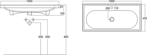 Раковина STWORKI 100 18100-KL 559727 Раковина STWORKI 100 18100-KL 559727