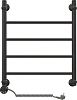 Полотенцесушитель электрический EWRIKA Сафо P 60х50 L, черный матовый 462079