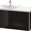 Тумба под раковину Duravit XSquare XS418504040 подвесная 101 см черный глянцевый Тумба под раковину Duravit XSquare XS418504040 подвесная 101 см черный глянцевый