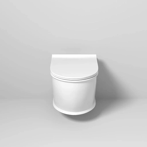 Унитаз подвесной GROSSMAN GR-4482MS Retro 545x370x360 белый матовый безободковый с тонкой крышкой Унитаз подвесной GROSSMAN GR-4482MS Retro 545x370x360 белый матовый безободковый с тонкой крышкой