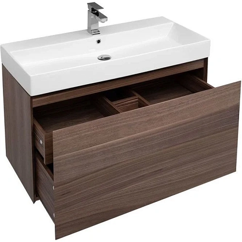 Комплект мебели Aquanet Нью-Йорк 100 орех 00211662 Комплект мебели Aquanet Нью-Йорк 100 орех 00211662