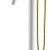 Смеситель для ванны Boheme WHITE DIAMOND GOLD напольный 129-WG.2 Смеситель для ванны Boheme WHITE DIAMOND GOLD напольный 129-WG.2