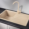Кухонная мойка Granula 7602, БЕЖЕВЫЙ, СтандАРТ кварц 760х500 Кухонная мойка Granula 7602, БЕЖЕВЫЙ, СтандАРТ кварц 760х500