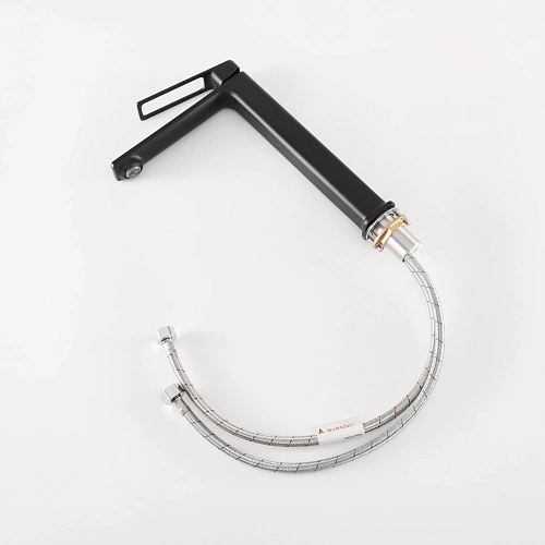 Смеситель для раковины Gid Niagara L057-BM-D L057BMD черный матовый Смеситель для раковины Gid Niagara L057-BM-D L057BMD черный матовый