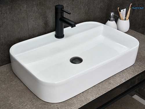 Раковина Gid N9660 51232 накладная белая 60x40x11 Раковина Gid N9660 51232 накладная белая 60x40x11