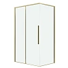 Душевой уголок GROSSMAN Galaxy 100.K33.01.130.32.00-200.K33.01.70.32.00 (130х70х195) раздвижная,золото сатин,стекло прозрачное