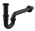 Сифон для раковины AlcaPlast A4320BLACK черный матовый Сифон для раковины AlcaPlast A4320BLACK черный матовый