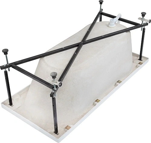 Акриловая ванна STWORKI Хельсинки 170x70 с каркасом, прямоугольная, российская, пристенная, встраива 488735 Акриловая ванна STWORKI Хельсинки 170x70 с каркасом, прямоугольная, российская, пристенная, встраива 488735