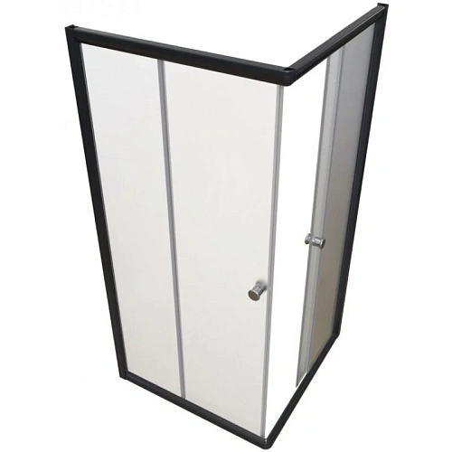 Душевой уголок Radomir Дрим 100 1-09-6-0-0-1191 квадратный, стекла матовые, профиль черный Душевой уголок Radomir Дрим 100 1-09-6-0-0-1191 квадратный, стекла матовые, профиль черный