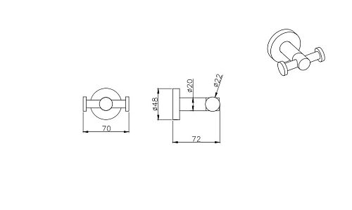 Крючок Aquatek ВЕГА AQ4002BGM оружейная сталь Крючок Aquatek ВЕГА AQ4002BGM оружейная сталь