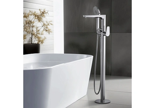Смеситель для ванны Aquatek БЕТТА AQ1145CR Хром, напольный Смеситель для ванны Aquatek БЕТТА AQ1145CR Хром, напольный
