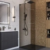 Душевая перегородка BelBagno UNO-L-1-TB-90-BR-GM 90 см, профиль оружейная сталь, стекло тонированная бронза Душевая перегородка BelBagno UNO-L-1-TB-90-BR-GM 90 см, профиль оружейная сталь, стекло тонированная бронза