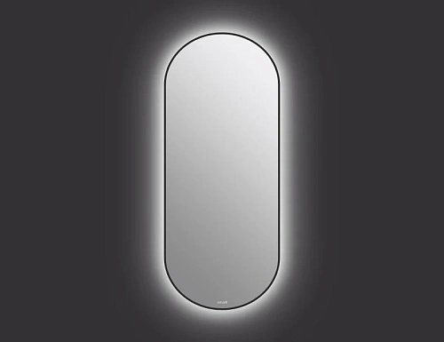 Зеркало Cersanit ECLIPSE (A64151) 50x122 с подсветкой овальное в черной рамке 64151 Зеркало Cersanit ECLIPSE (A64151) 50x122 с подсветкой овальное в черной рамке 64151