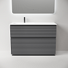 Тумба под раковину SANCOS Folk Floor FL120FLGS левая 1190х445х850 Grey soft, напольная Тумба под раковину SANCOS Folk Floor FL120FLGS левая 1190х445х850 Grey soft, напольная