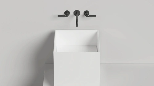 Раковина Salini ARMONIA SQUARE 03 130523M 450x450 накладная S-Stone Раковина Salini ARMONIA SQUARE 03 130523M 450x450 накладная S-Stone