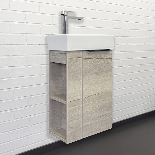 Тумба с раковиной Comforty Матэ-40 00-00015132 дуб дымчатый раковина Comforty 9140 Тумба с раковиной Comforty Матэ-40 00-00015132 дуб дымчатый раковина Comforty 9140