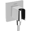 Шланговое подключение Hansgrohe FixFit Porter E с держателем для душа 26889000, хром