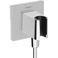 Шланговое подключение Hansgrohe FixFit Porter E с держателем для душа 26889000, хром Шланговое подключение Hansgrohe FixFit Porter E с держателем для душа 26889000, хром