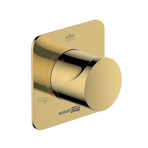 Переключатель потоков WasserKRAFT A278 на 3 выхода золото Переключатель потоков WasserKRAFT A278 на 3 выхода золото