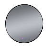 Картинка анонса товара «зеркало grossman cosmo-норма black (700x700x45) led с сенсорным выключателем и подогревом 1970702»
